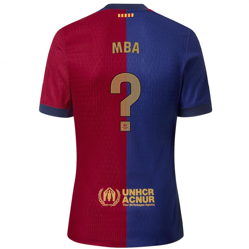 Danxen Mujer Camiseta Ruslan Mba #0 Azul Rojo 1ª Equipación 2024/25 La Camisa México