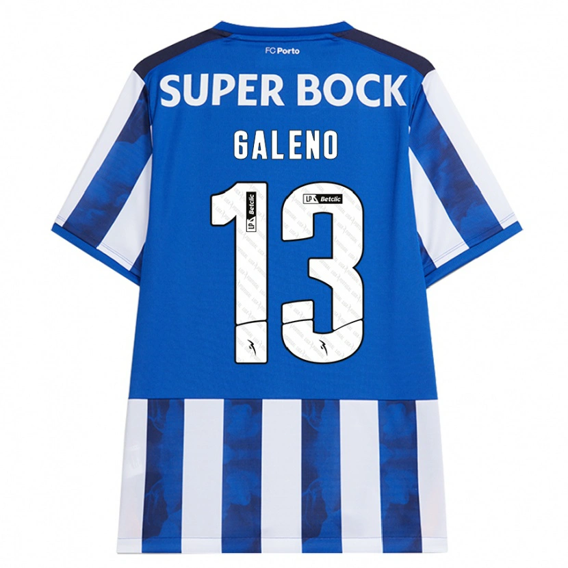 Danxen Mujer Camiseta Galeno #13 Azul Blanco 1ª Equipación 2024/25 La Camisa México