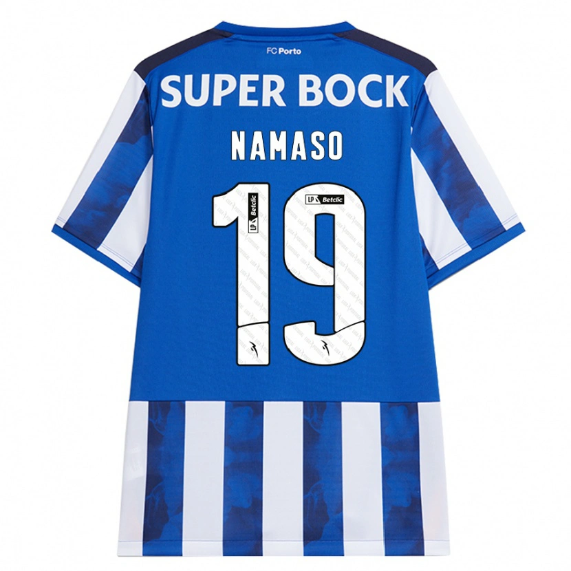 Danxen Mujer Camiseta Danny Namaso #19 Azul Blanco 1ª Equipación 2024/25 La Camisa México
