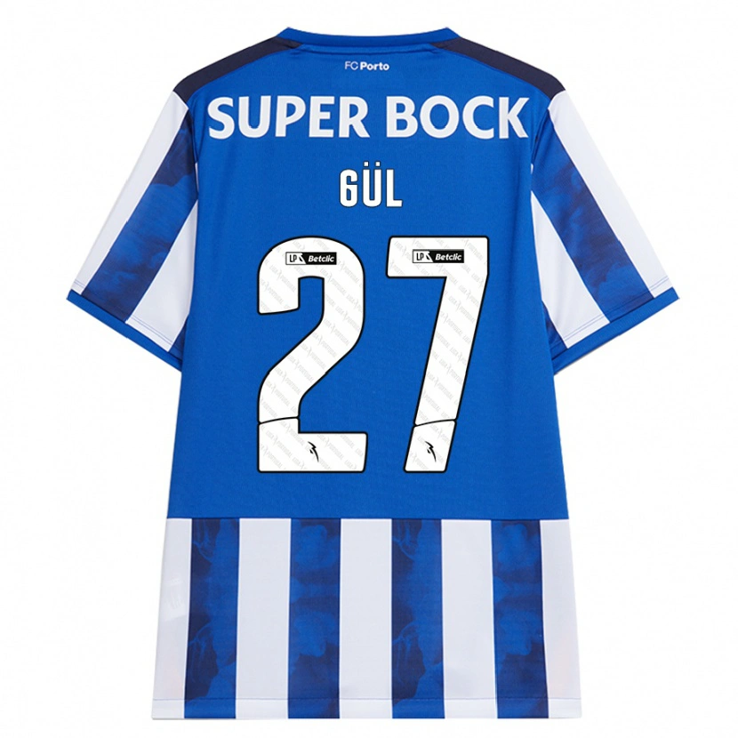 Danxen Mujer Camiseta Deniz Gül #27 Azul Blanco 1ª Equipación 2024/25 La Camisa México
