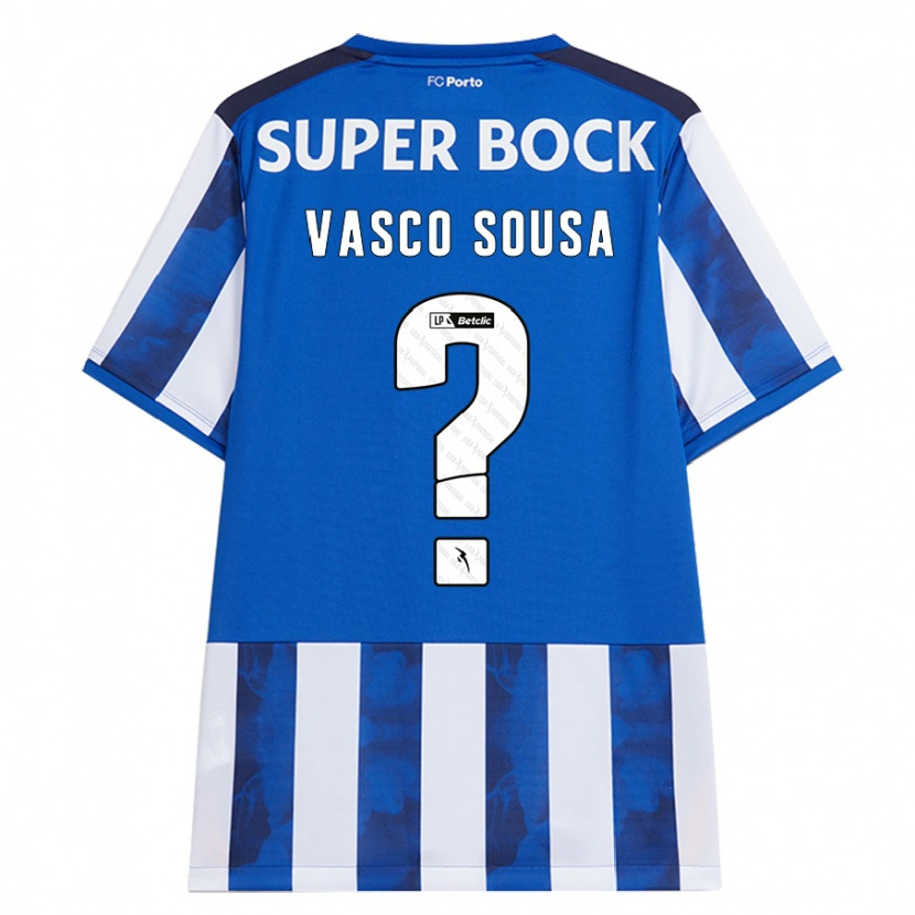 Danxen Mujer Camiseta Vasco Sousa #0 Azul Blanco 1ª Equipación 2024/25 La Camisa México