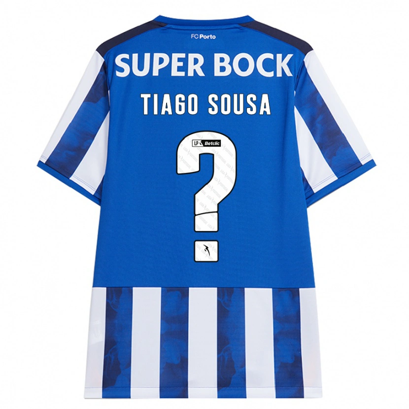 Danxen Mujer Camiseta Tiago Sousa #0 Azul Blanco 1ª Equipación 2024/25 La Camisa México
