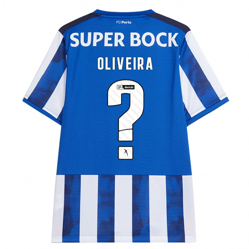 Danxen Mujer Camiseta Gonçalo Oliveira #0 Azul Blanco 1ª Equipación 2024/25 La Camisa México