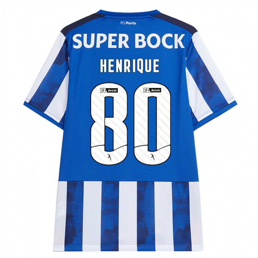 Danxen Mujer Camiseta Kaio Henrique #80 Azul Blanco 1ª Equipación 2024/25 La Camisa México