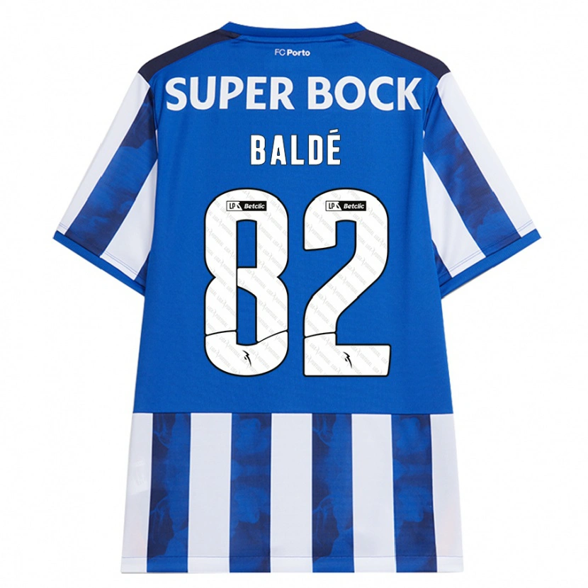 Danxen Mujer Camiseta Alfa Baldé #82 Azul Blanco 1ª Equipación 2024/25 La Camisa México