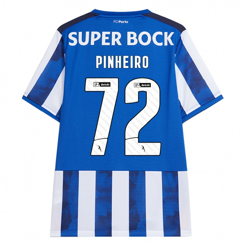 Danxen Mujer Camiseta Rodrigo Pinheiro #72 Azul Blanco 1ª Equipación 2024/25 La Camisa México