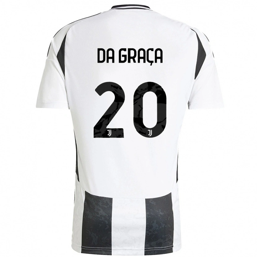 Danxen Mujer Camiseta Cosimo Da Graça #20 Blanco Negro 1ª Equipación 2024/25 La Camisa México