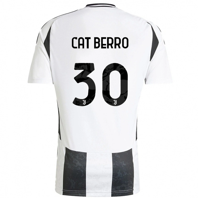 Danxen Mujer Camiseta Simone Cat Berro #30 Blanco Negro 1ª Equipación 2024/25 La Camisa México