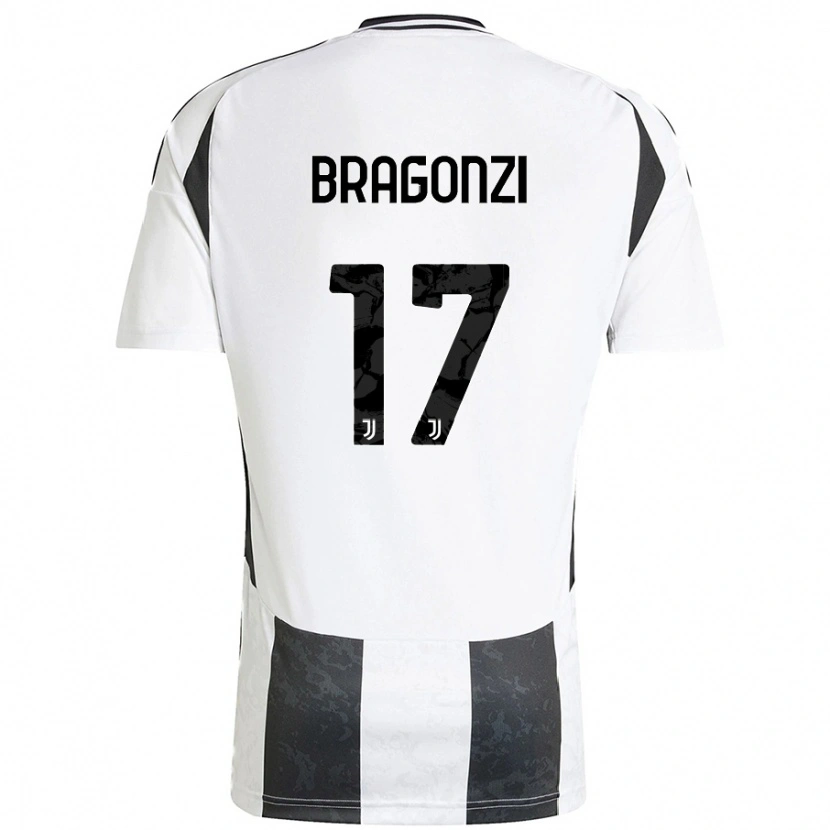 Danxen Mujer Camiseta Asia Bragonzi #17 Blanco Negro 1ª Equipación 2024/25 La Camisa México