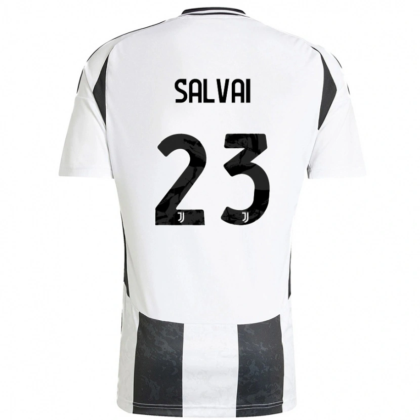 Danxen Mujer Camiseta Cecilia Salvai #23 Blanco Negro 1ª Equipación 2024/25 La Camisa México