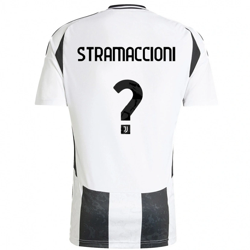 Danxen Mujer Camiseta Diego Stramaccioni #0 Blanco Negro 1ª Equipación 2024/25 La Camisa México