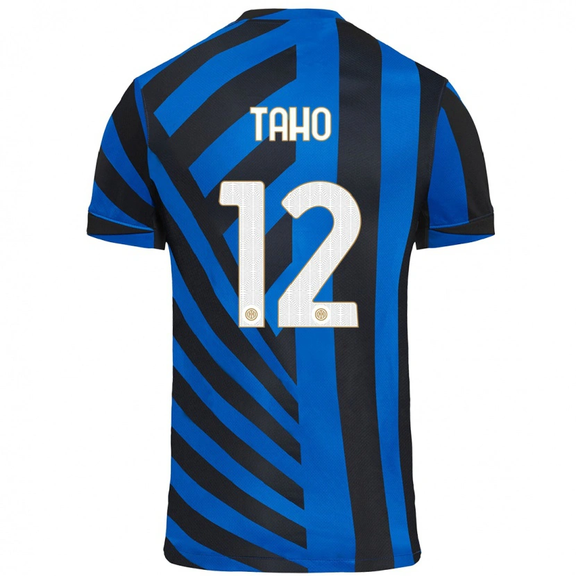 Danxen Mujer Camiseta Alain Taho #12 Azul Negro 1ª Equipación 2024/25 La Camisa México
