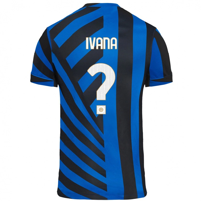 Danxen Mujer Camiseta Ivana Andrés #0 Azul Negro 1ª Equipación 2024/25 La Camisa México