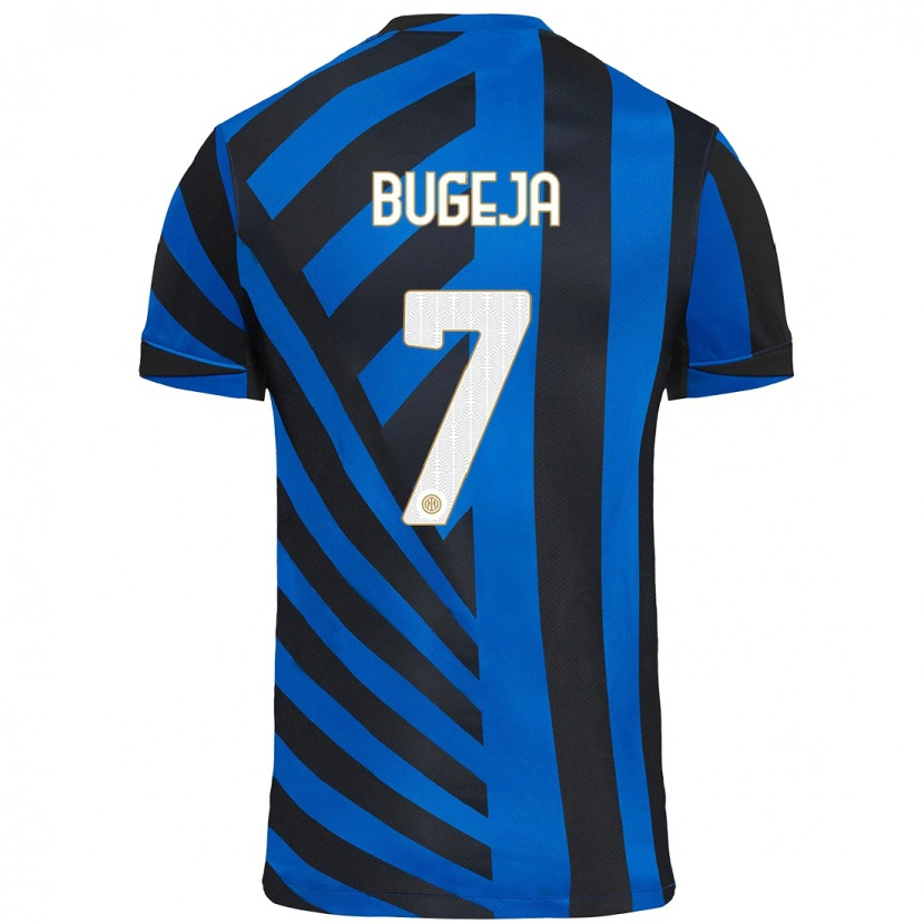 Danxen Mujer Camiseta Haley Bugeja #7 Azul Negro 1ª Equipación 2024/25 La Camisa México