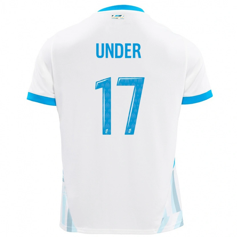 Danxen Mujer Camiseta Cengiz Under #17 Blanco Azul Cielo 1ª Equipación 2024/25 La Camisa México