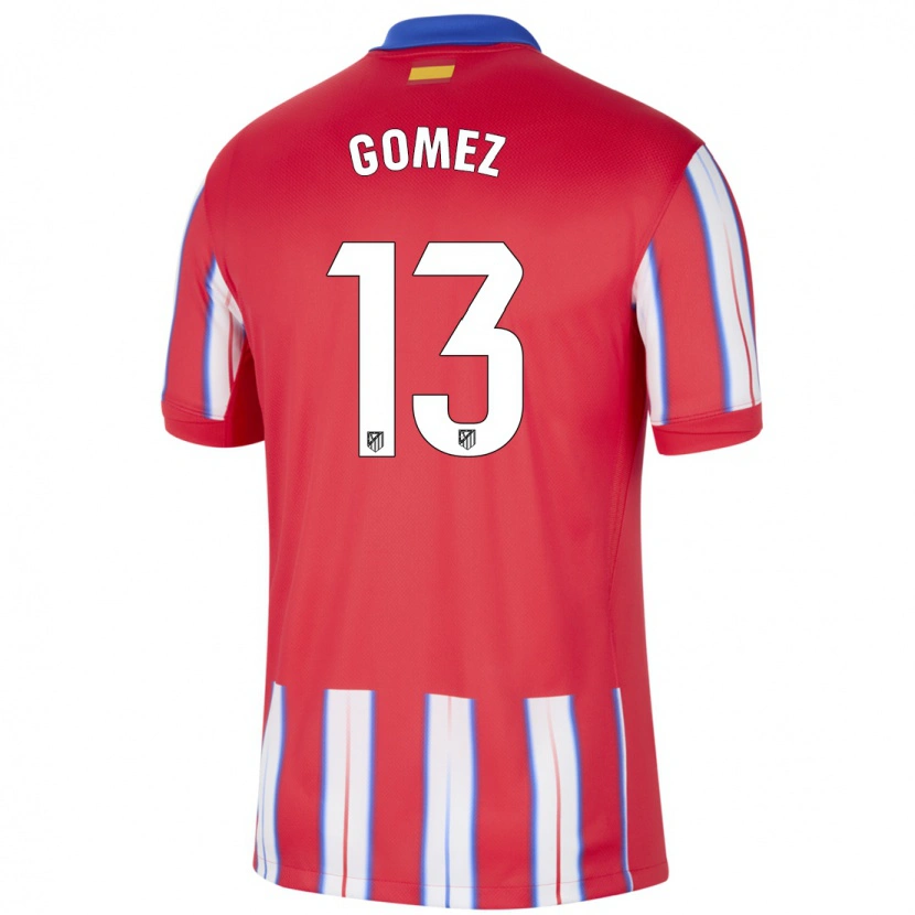 Danxen Mujer Camiseta Christian Gomez #13 Rojo Blanco Azul 1ª Equipación 2024/25 La Camisa México