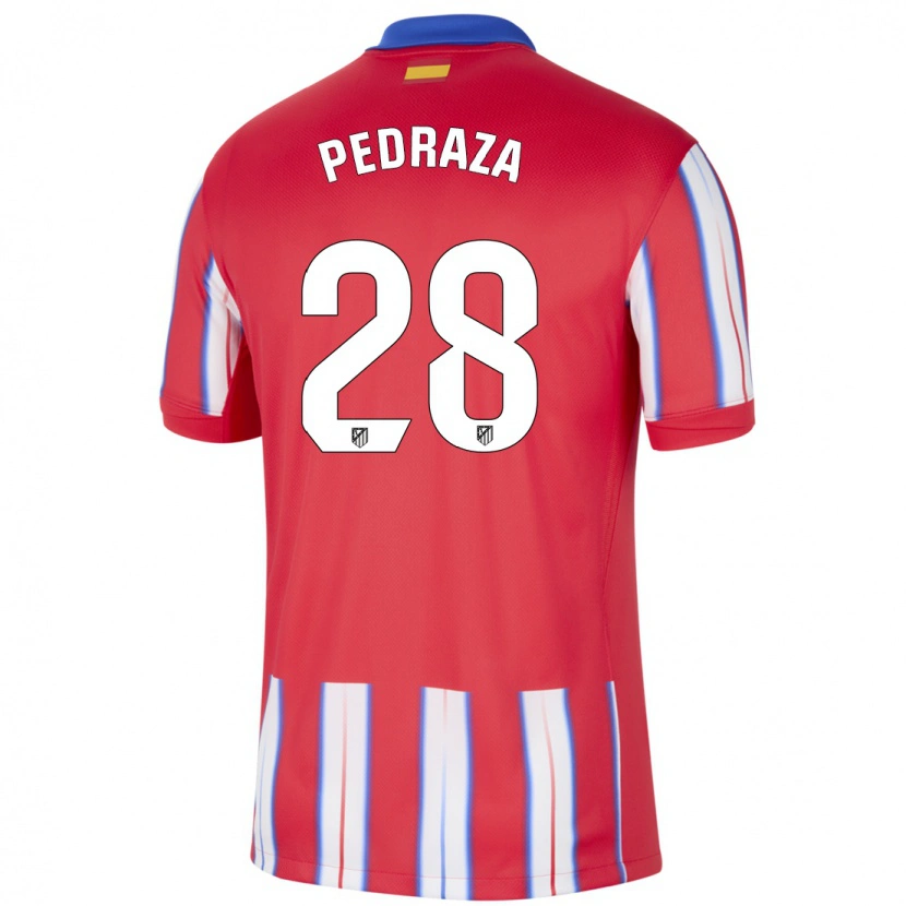 Danxen Mujer Camiseta Alfredo Pedraza #28 Rojo Blanco Azul 1ª Equipación 2024/25 La Camisa México