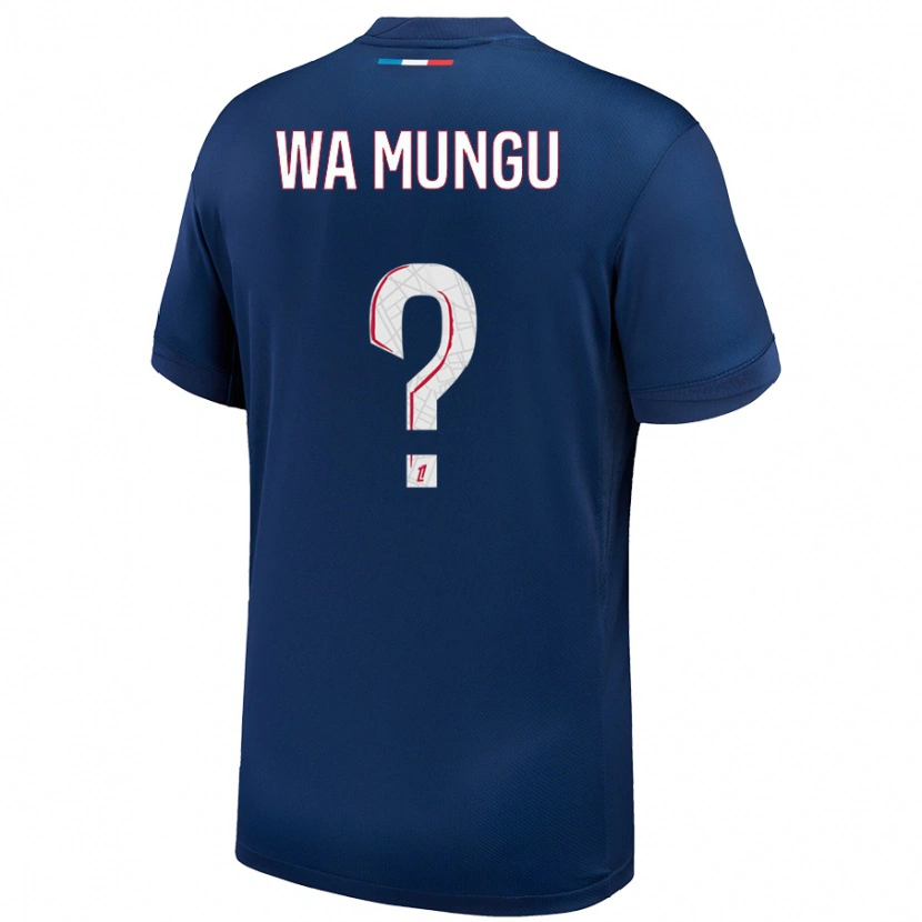Danxen Mujer Camiseta Vimoj Muntu Wa Mungu #0 Azul Marino Blanco 1ª Equipación 2024/25 La Camisa México