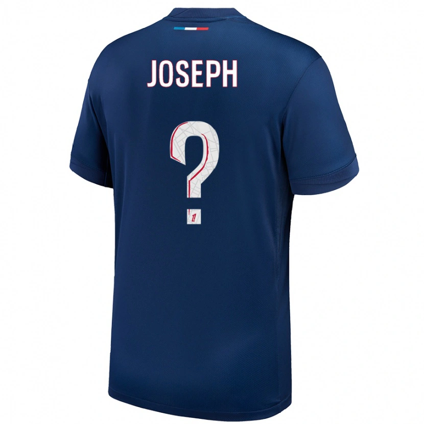 Danxen Mujer Camiseta Amelie Joseph #0 Azul Marino Blanco 1ª Equipación 2024/25 La Camisa México