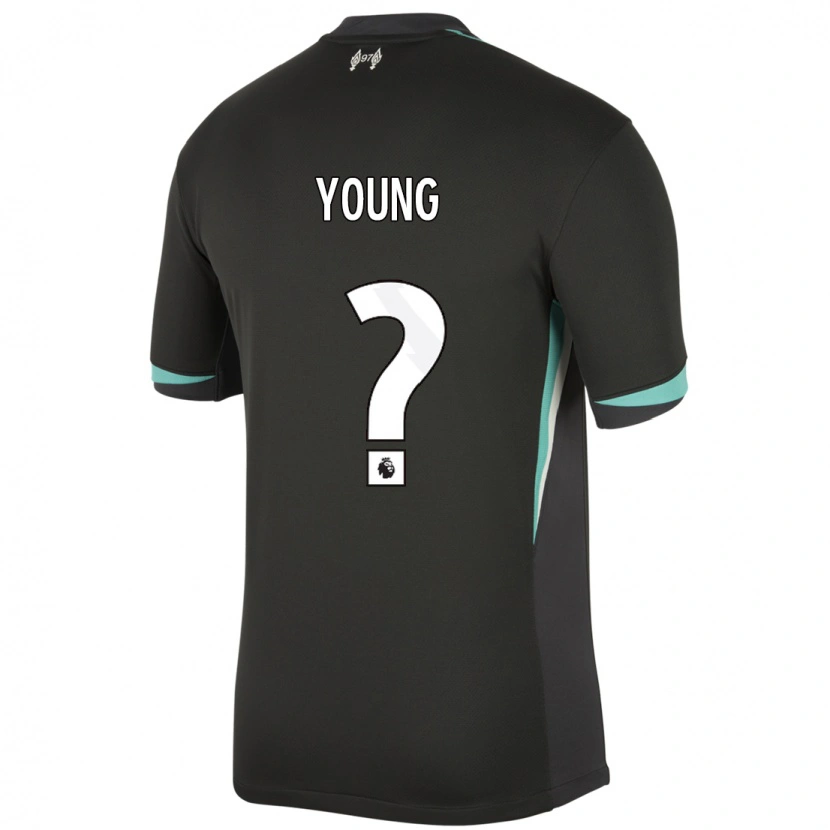 Danxen Mujer Camiseta Ranel Young #0 Negro Antracita Blanco 2ª Equipación 2024/25 La Camisa México