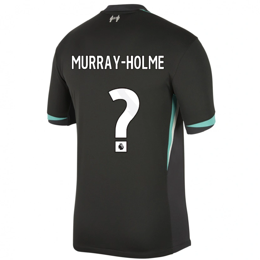 Danxen Mujer Camiseta Hadyn Murray-Holme #0 Negro Antracita Blanco 2ª Equipación 2024/25 La Camisa México