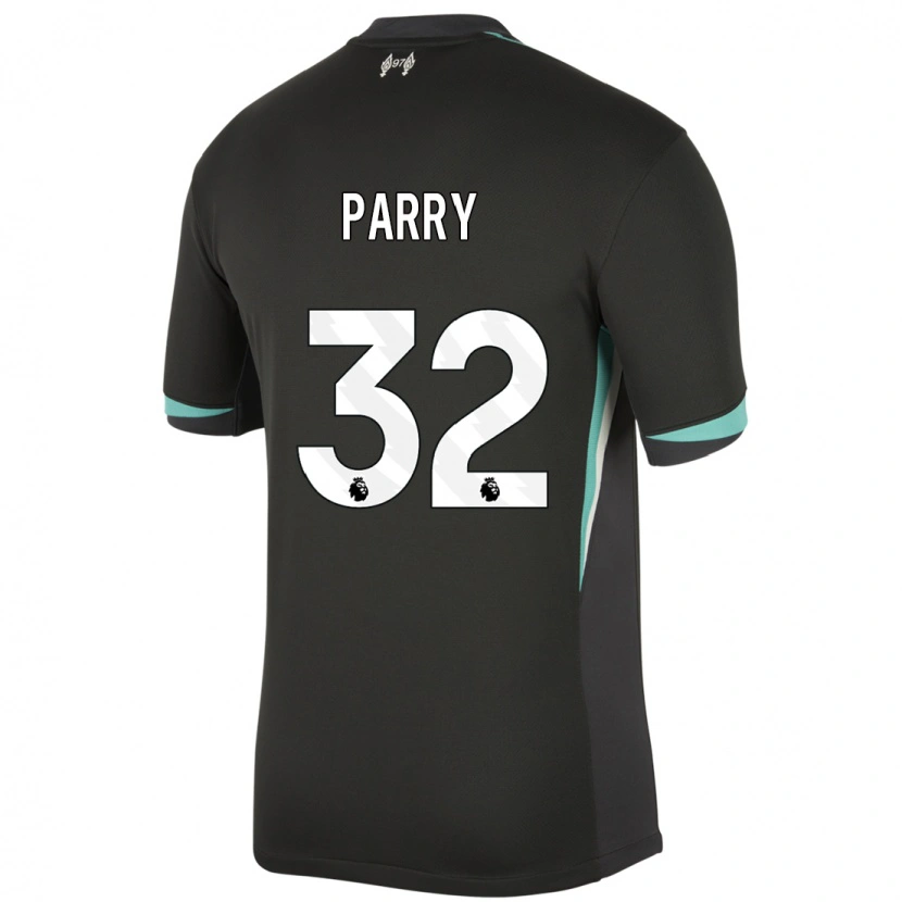 Danxen Mujer Camiseta Lucy Parry #32 Negro Antracita Blanco 2ª Equipación 2024/25 La Camisa México
