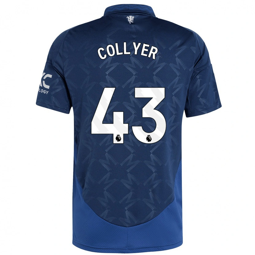 Danxen Mujer Camiseta Toby Collyer #43 Índigo 2ª Equipación 2024/25 La Camisa México