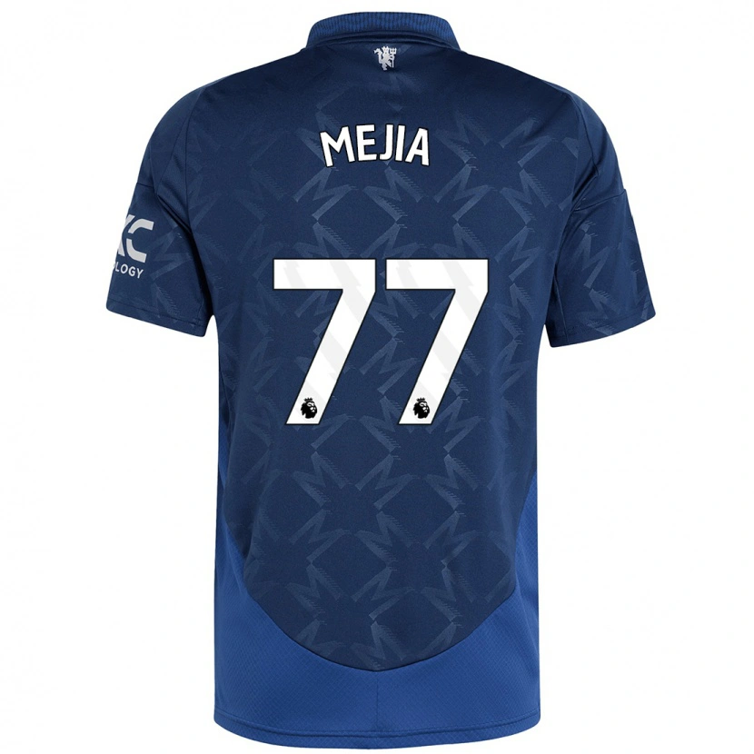 Danxen Mujer Camiseta Mateo Mejia #77 Índigo 2ª Equipación 2024/25 La Camisa México