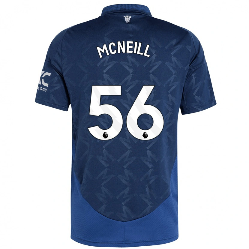 Danxen Mujer Camiseta Charlie Mcneill #56 Índigo 2ª Equipación 2024/25 La Camisa México