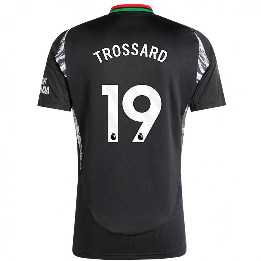 Danxen Mujer Camiseta Leandro Trossard #19 Negro 2ª Equipación 2024/25 La Camisa México