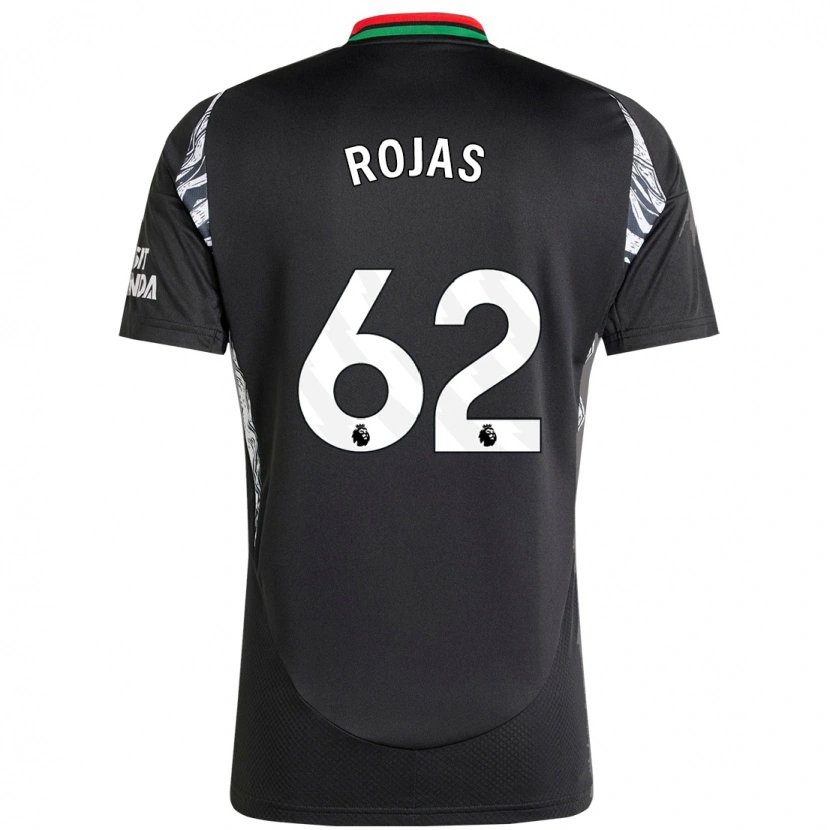 Danxen Mujer Camiseta Alexei Rojas #62 Negro 2ª Equipación 2024/25 La Camisa México