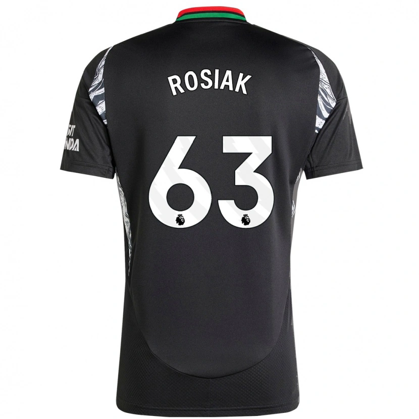 Danxen Mujer Camiseta Michal Rosiak #63 Negro 2ª Equipación 2024/25 La Camisa México