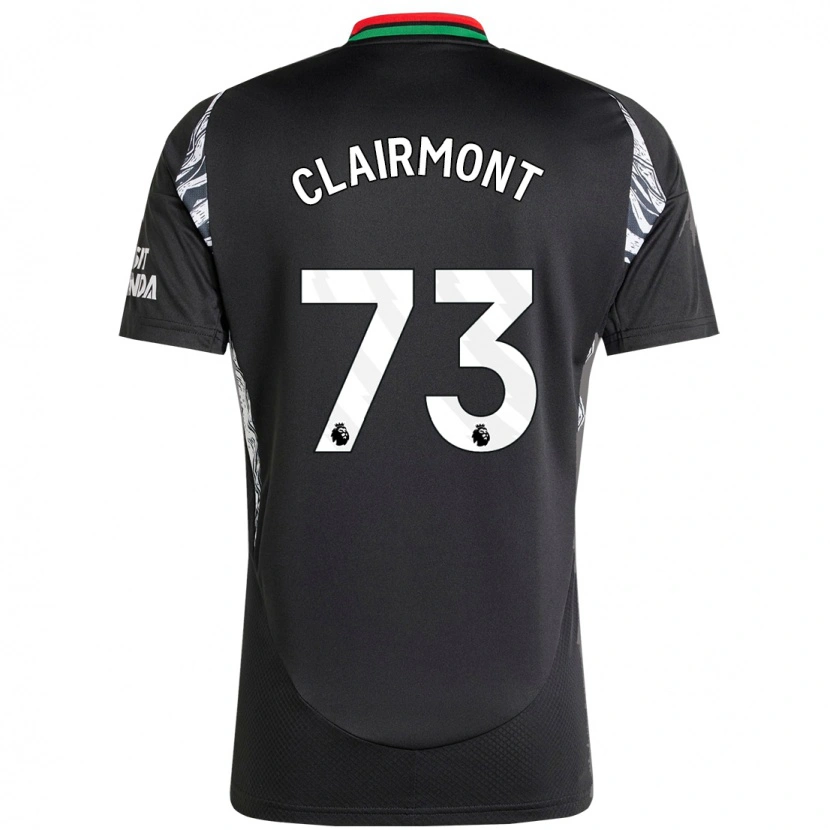 Danxen Mujer Camiseta Reece Clairmont #73 Negro 2ª Equipación 2024/25 La Camisa México