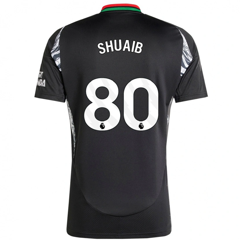 Danxen Mujer Camiseta Zac Shuaib #80 Negro 2ª Equipación 2024/25 La Camisa México