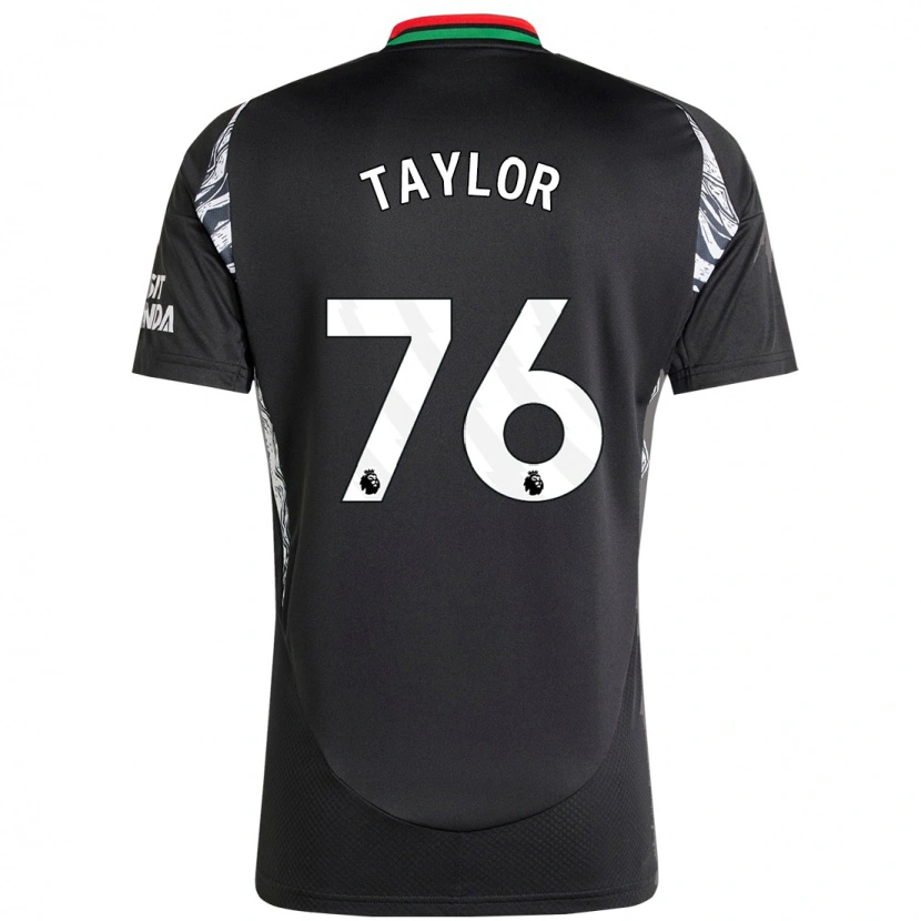 Danxen Mujer Camiseta Kido Taylor Hart #76 Negro 2ª Equipación 2024/25 La Camisa México