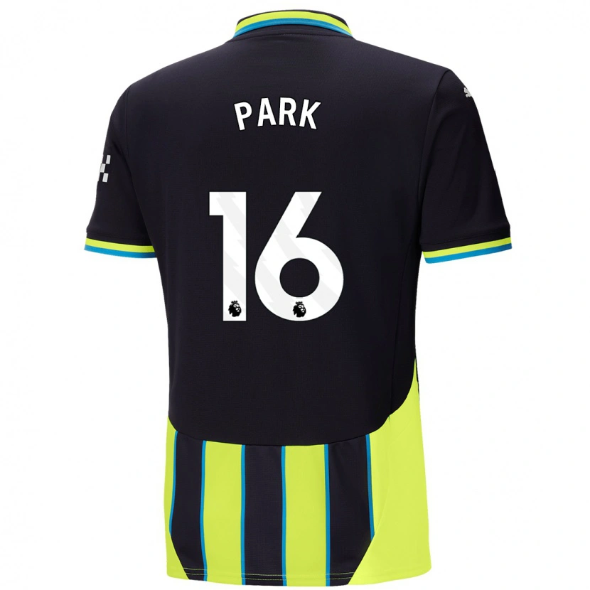 Danxen Mujer Camiseta Jess Park #16 Azul Amarillo 2ª Equipación 2024/25 La Camisa México