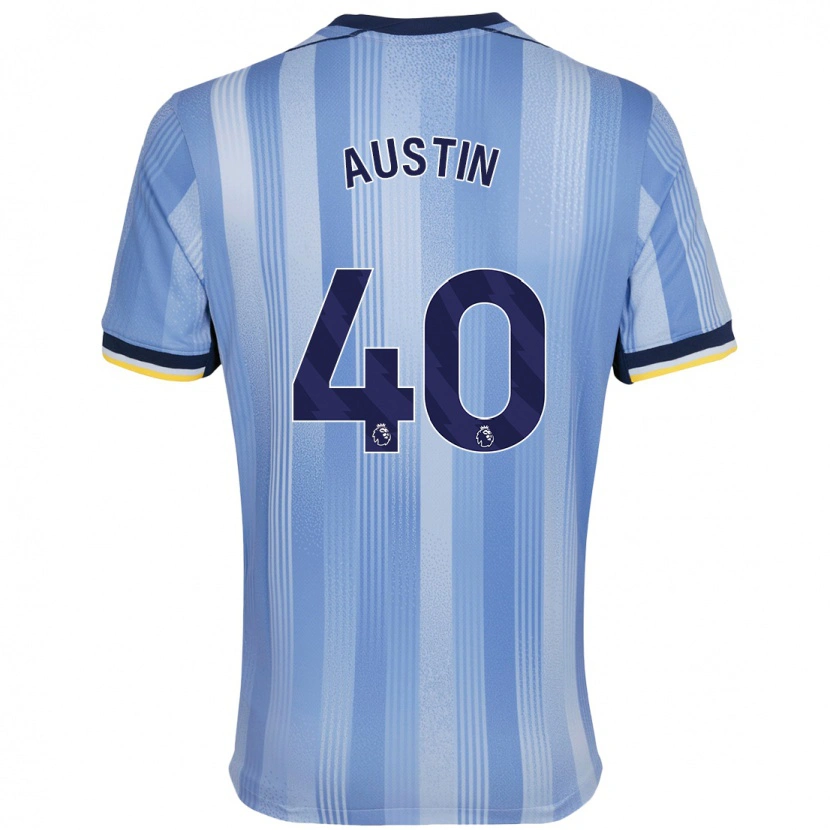 Danxen Mujer Camiseta Brandon Austin #40 Azul Claro 2ª Equipación 2024/25 La Camisa México