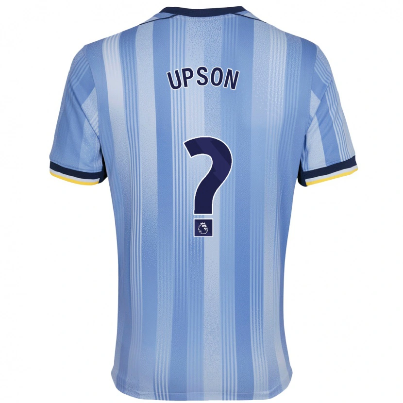 Danxen Mujer Camiseta Elijah Upson #0 Azul Claro 2ª Equipación 2024/25 La Camisa México