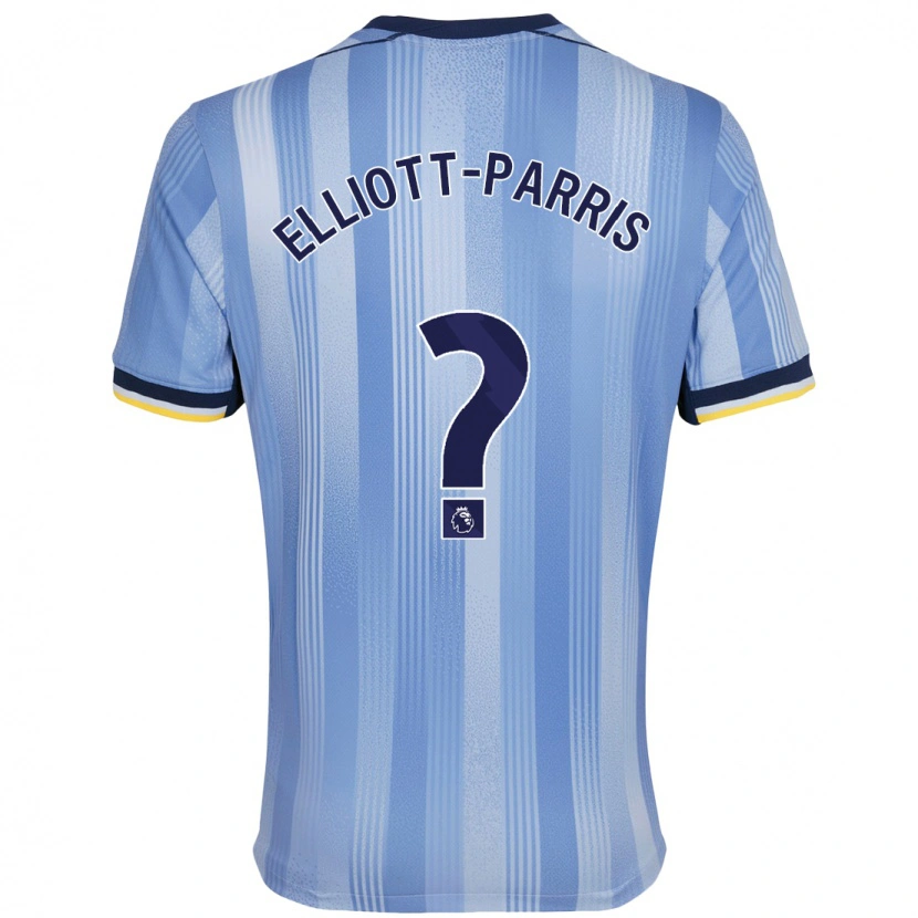Danxen Mujer Camiseta Reiss Elliott-Parris #0 Azul Claro 2ª Equipación 2024/25 La Camisa México