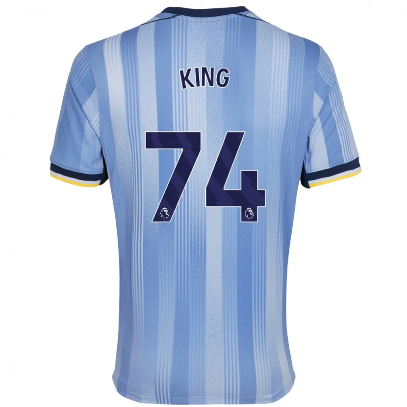 Danxen Mujer Camiseta Maeson King #74 Azul Claro 2ª Equipación 2024/25 La Camisa México