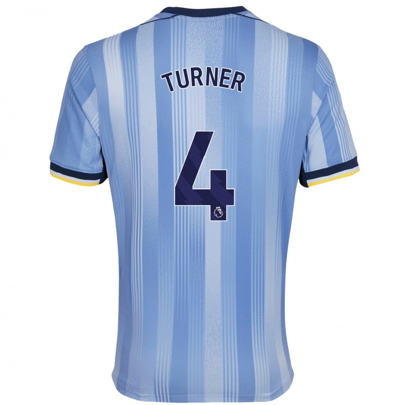 Danxen Mujer Camiseta Amy Turner #4 Azul Claro 2ª Equipación 2024/25 La Camisa México