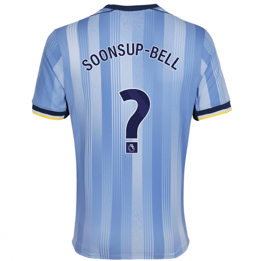 Danxen Mujer Camiseta Jude Soonsup-Bell #0 Azul Claro 2ª Equipación 2024/25 La Camisa México