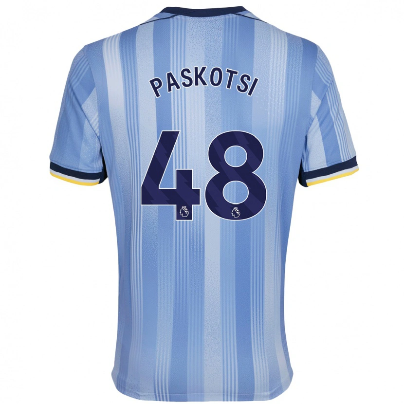 Danxen Mujer Camiseta Maksim Paskotsi #48 Azul Claro 2ª Equipación 2024/25 La Camisa México