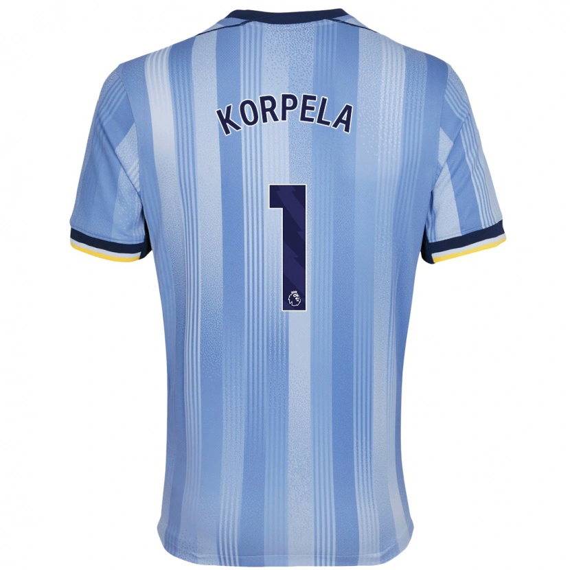 Danxen Mujer Camiseta Tinja-Riikka Korpela #1 Azul Claro 2ª Equipación 2024/25 La Camisa México
