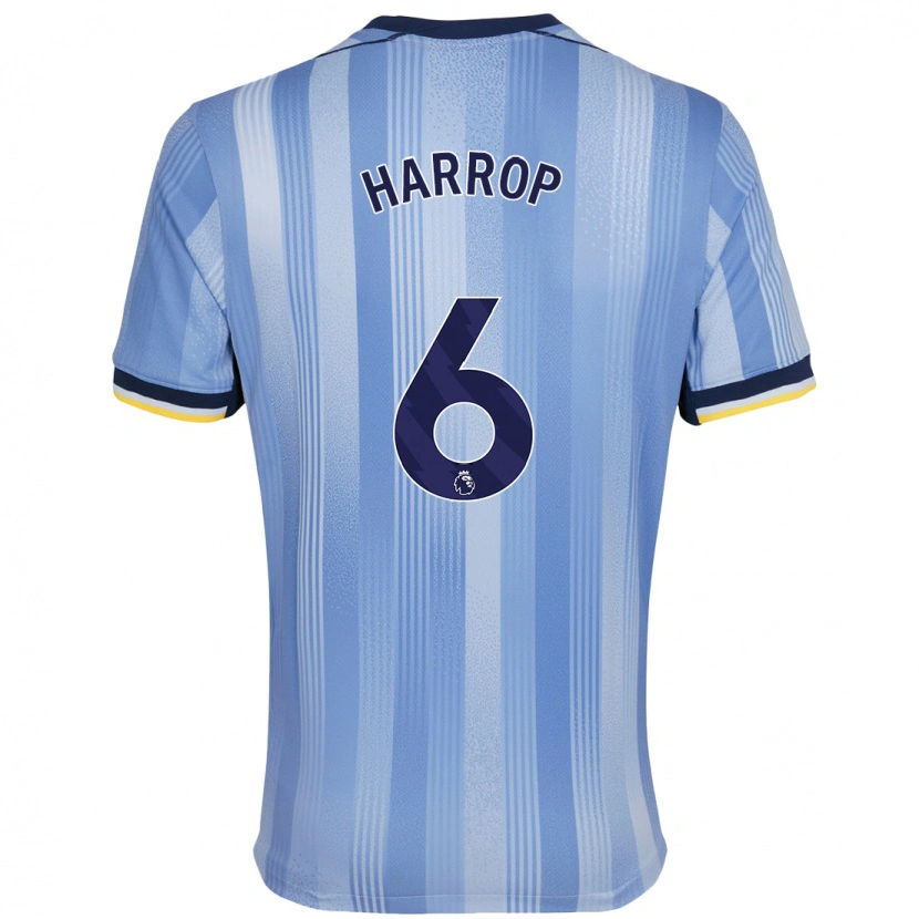 Danxen Mujer Camiseta Kerys Harrop #6 Azul Claro 2ª Equipación 2024/25 La Camisa México