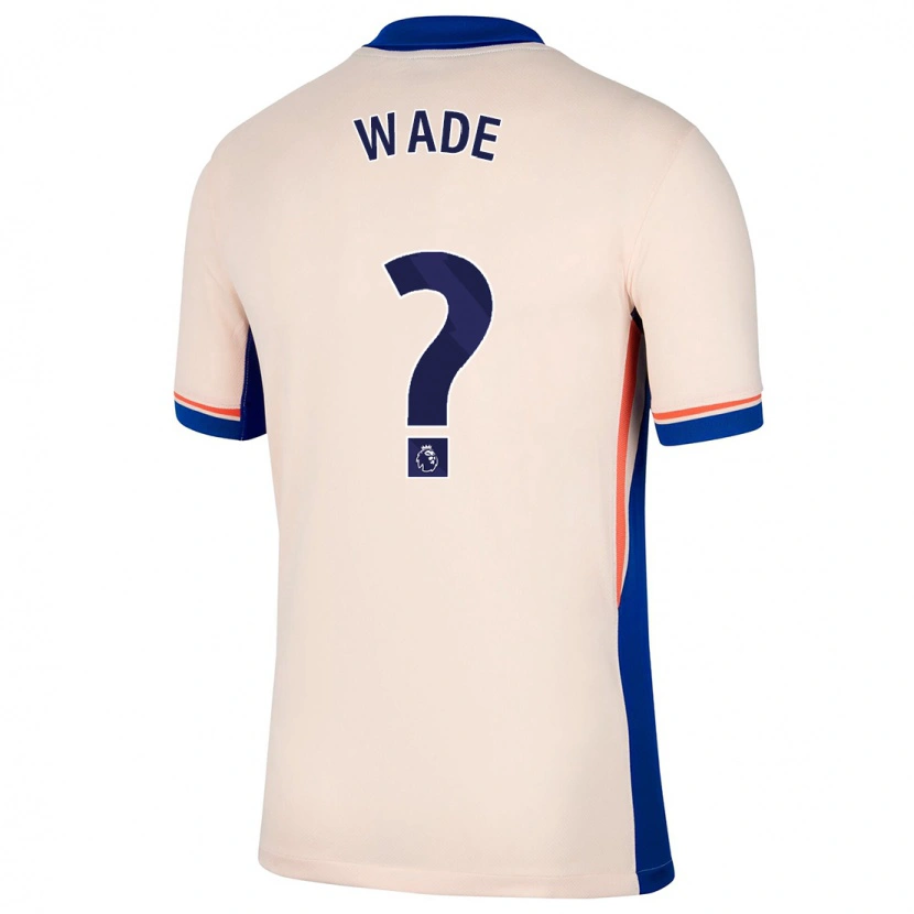 Danxen Mujer Camiseta Shaun Wade #0 Beige Claro 2ª Equipación 2024/25 La Camisa México