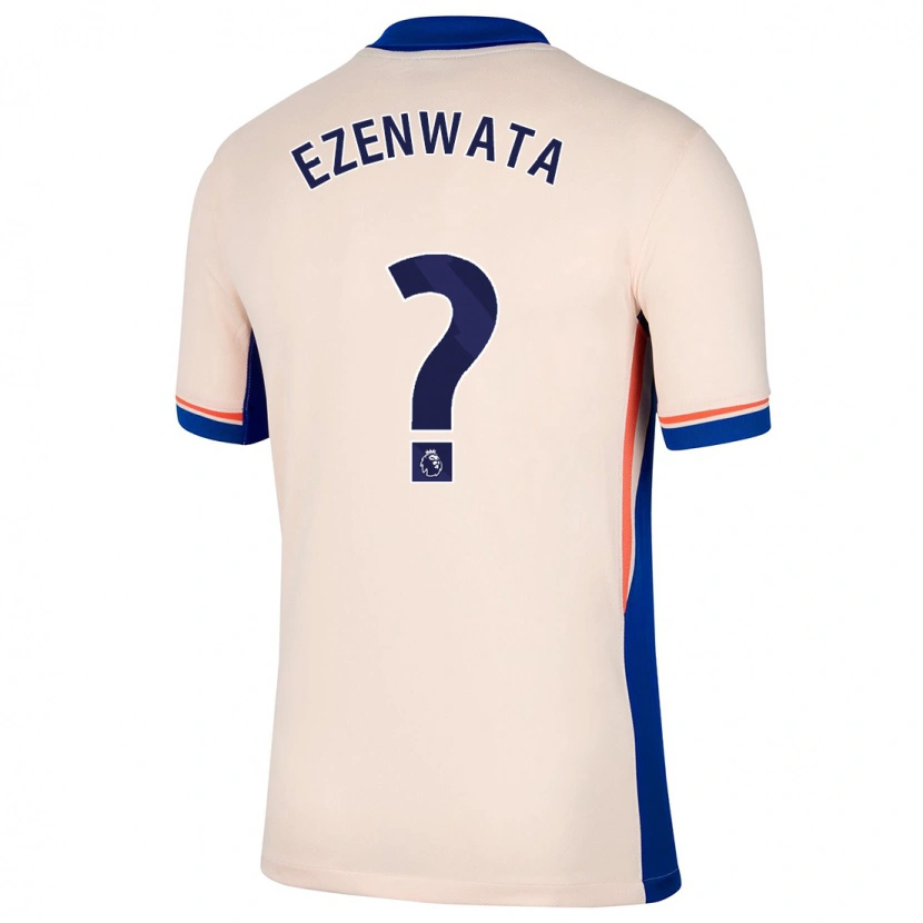 Danxen Mujer Camiseta Chizaram Ezenwata #0 Beige Claro 2ª Equipación 2024/25 La Camisa México