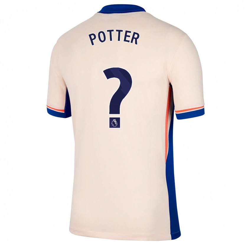 Danxen Mujer Camiseta Lexi Potter #0 Beige Claro 2ª Equipación 2024/25 La Camisa México