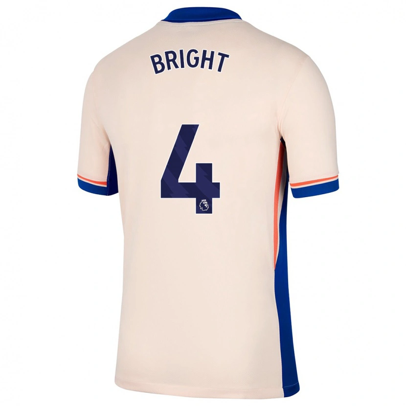 Danxen Mujer Camiseta Millie Bright #4 Beige Claro 2ª Equipación 2024/25 La Camisa México