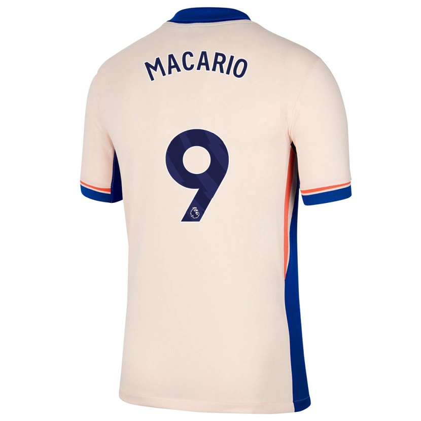 Danxen Mujer Camiseta Catarina Macario #9 Beige Claro 2ª Equipación 2024/25 La Camisa México